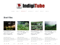 Short Films   IndigiTube
