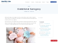 Gestational surrogacy - Infertility Aide