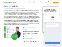 Banking Email List | 652K Verified Banking Industry List