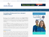 Formation Hôtesse de l air et Steward à Rabat - INFOHAS École d aviati