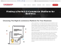 Find The Right eCommerce Platform For Your Business