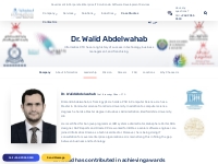 Dr. Walid Abdelwahab Chief Technology Officer | Dr. Walid Abdelwahab h