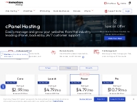 cPanel Hosting Plans with Free Domain | InMotion Hosting
