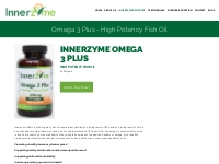 Omega 3 Plus Fish Oil Supplements - Innerzyme