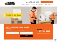 International Packing Services | Allied International Mover