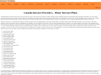 Canada Internet Providers & Home Internet Plans