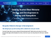 Bespoke Website Design   Development in Surrey   Hampshire