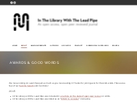 Awards   Good Words   In the Library with the Lead Pipe