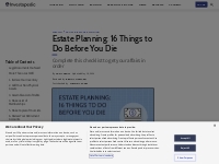Estate Planning: 16 Things to Do Before You Die