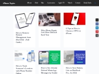 iPhone Topics - iPhone, iPad, iOS, Mac Tutorials   Reviews