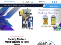 Packing Machine Manufacturers in Tamil Nadu, Pouch Packing Machine Man
