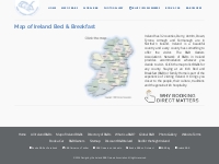 Map of Irish B Bs by County | Ireland Bed and Breakfast