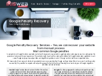 Google Penalty Recovery Services, Best Google Penalty Removal