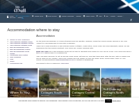 Accommodation Isle of Mull, hotels, b and b s, self catering   camping
