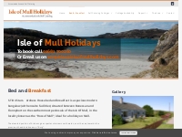 Bed   Breakfast   Isle of Mull Holidays