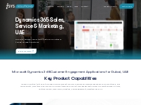 Microsoft Dynamics 365 Customer Engagement Applications Dubai, UAE