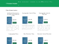 Data Governance IT procedures | IT Procedure Template