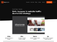 124% increase in website traffic due to SEO strategy work | Case Study
