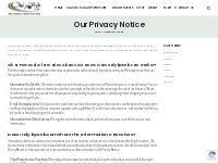 Our Privacy Notice - Italy By Web