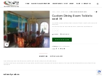Custom Dining Room Table to seat 14 - Italy By Web