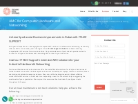 AMC for Computer Hardware and Networking | IT AMC Services Dubai
