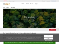 Our commitment to the environment and supporting sustainability - ITEC