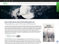 Data Destruction Services, On-Site Hard Drive Shredding Sterling, VA