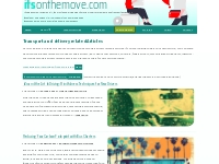 itsonthemove.com: transport and delivery Related Articles