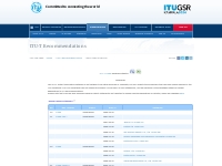   	ITU-T Recommendation declared patent(s)