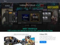 iView HD | Best IPTV for Android Device