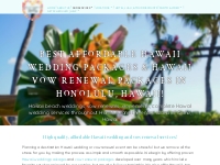 Affordable Hawaii Wedding Packages From Just $225 | Book Now!