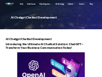 AI Chatgpt Chatbot Development - iWon Online Business Specialist