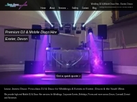 Wedding DJ Exeter | Mobile Disco Hire Devon | Izaac James Disco