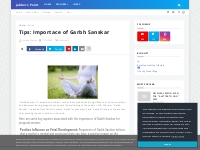 Tips: Importace of Garbh Sanskar - Jabbers Point