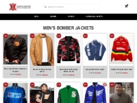 Buy Mens Leather Bomber Jackets - JacketsJunction.com