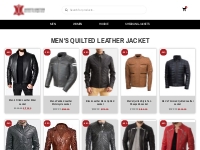Get Quilted Leather Jacket For Mens with Free Shipping