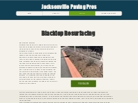 Resurfacing Blacktop | JacksonvillePavingPr