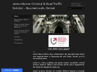 James Moore: Criminal & Road Traffic Solicitor - Bournemouth, Dorset -