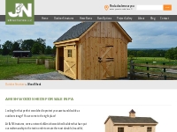 Amish Wood Sheds for Sale - Shop Prefab Firewood Storage Sheds