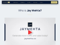 Jay Mehta - Digital Marketing Expert