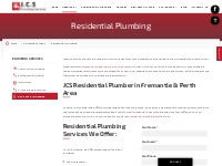 Residential Plumbing Services in Perth | JCS Plumbing