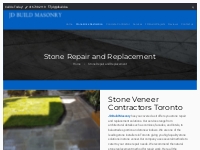 Stone Veneer Contractors Toronto - JD Build Masonry