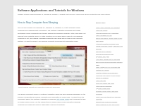 Software Applications and Tutorials for Windows | Software Tutorials c