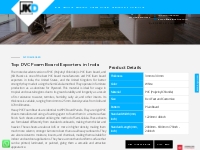 #1 PVC Foam Board Exporters In India, US,  , UK | JKD Plastics