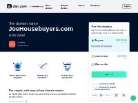 The domain name JoeHousebuyers.com is for sale | Dan.com