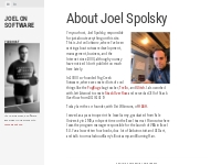 About Joel Spolsky   Joel on Software
