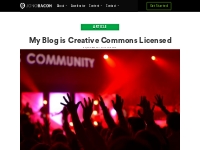 My Blog is Creative Commons Licensed - Jono Bacon