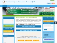 Peer Reviewed Journals, Open access Journals: International Journal of