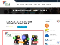 Mobile Application Development Training in Chennai | Mobile Applicatio