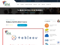 Tableau Training in Chennai | Tableau Training Course in Chennai | JPM